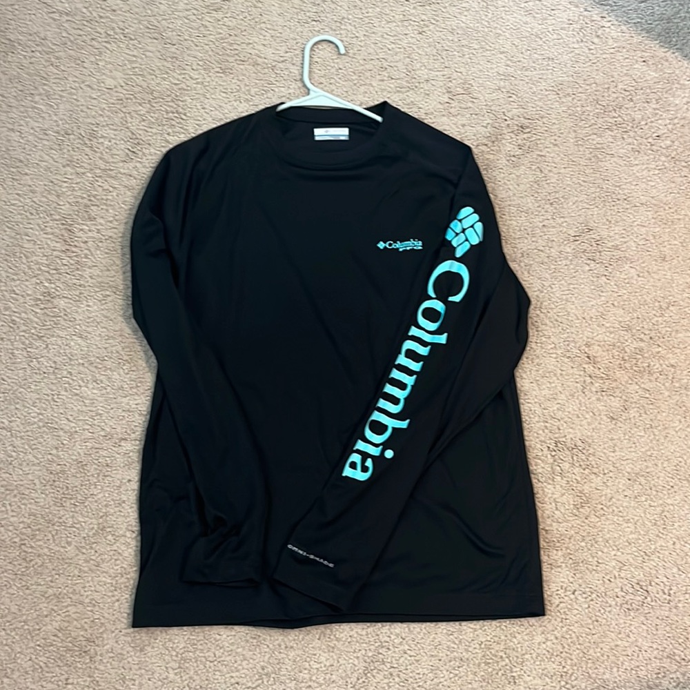 black fishing shirt